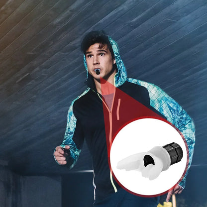 “Flexoora Breathing Trainer Lung Flexer – Gym Fitness Body Adjustable Resistance Respiratory Exerciser”