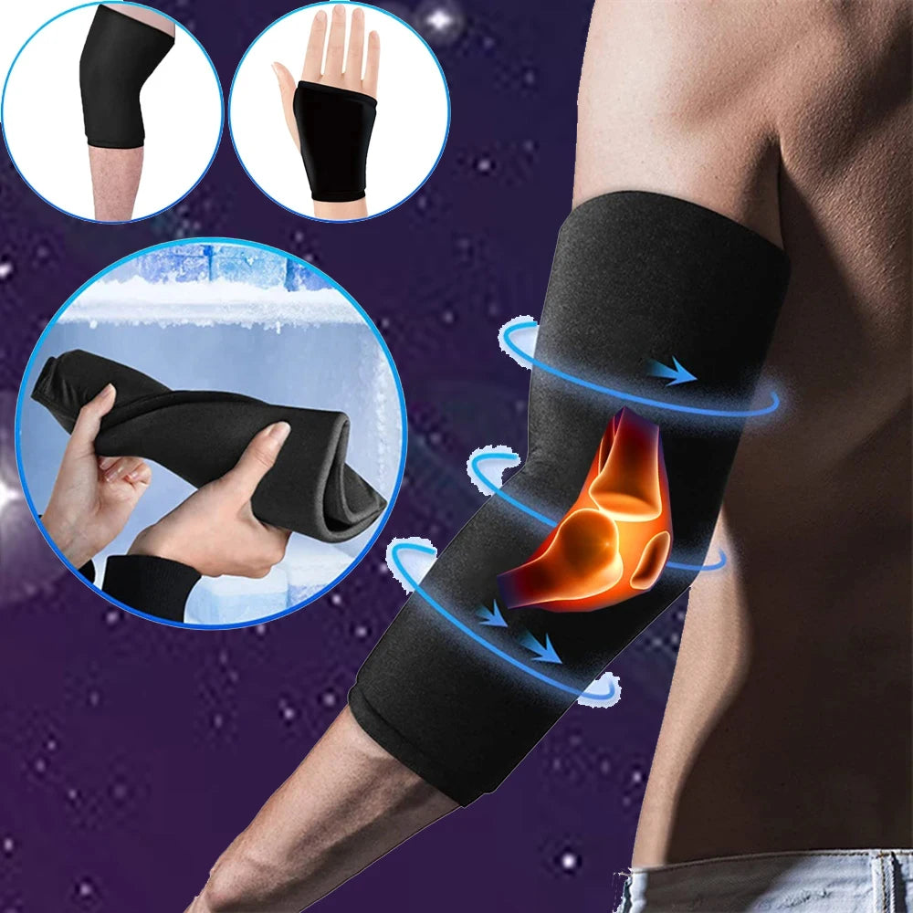 “Flexoora Reusable Gel Ice Pack – Gym Fitness Body Cold & Hot Therapy for Elbow, Hand, Knee & Heel”
