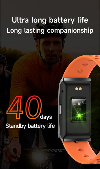 2025 Original No Screen Smart Watch Men's Sports Outdoors Fitness Heart Rate Various data Monitor 1ATM Waterproof Smartwatch