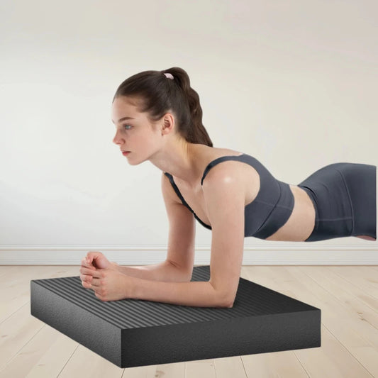 “Flexoora Thick Balance Pad – Gym Fitness Body Anti‑Slip Kneeling & Plank Mat”