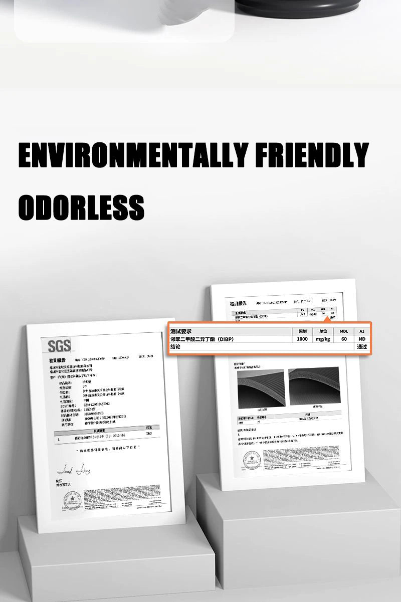 “Flexoora 15 mm Non‑Slip Yoga Mat – Gym Fitness Body Travel & Home Workout Pad”