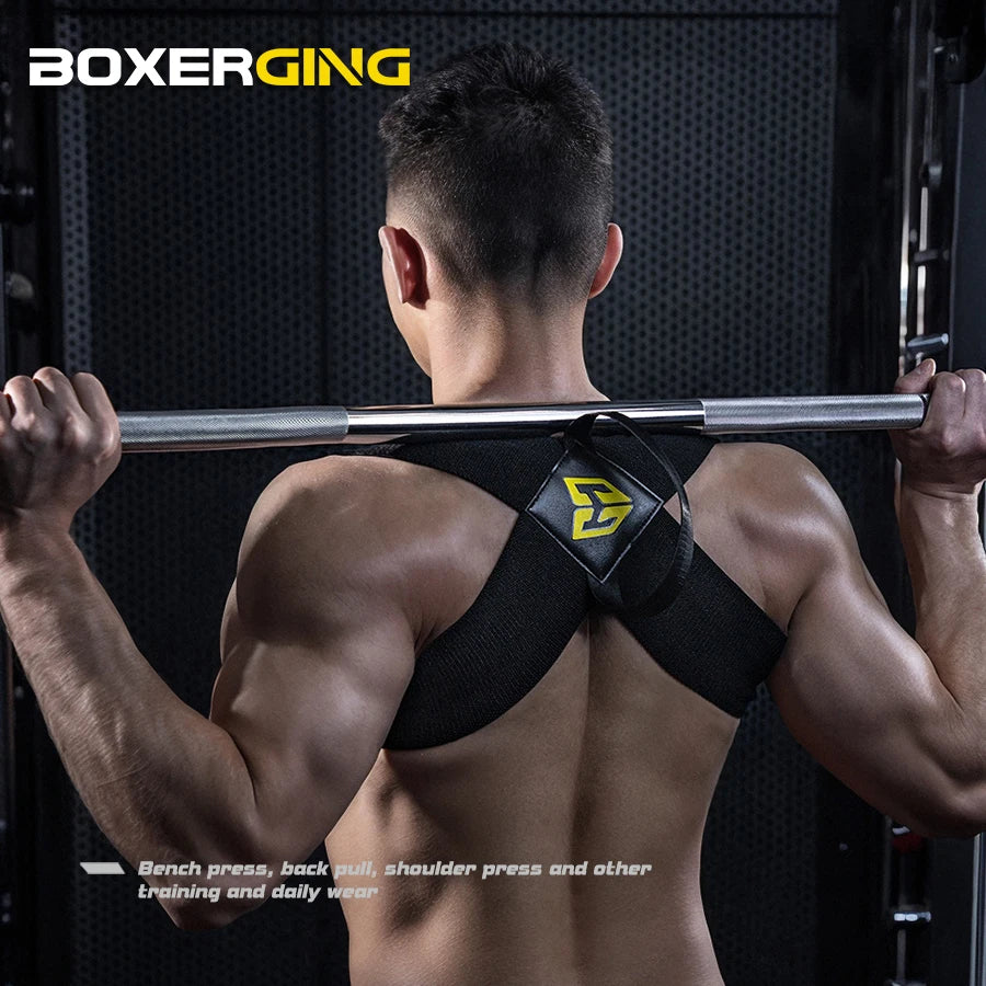 “Flexoora Adjustable Posture Corrector Belt – Gym Fitness Body Back & Shoulder Support”