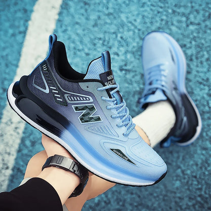 Sports Shoes for Men Mesh Breathable Comfortable Outdoor Sports Trendy Lace-up Sneakers 2025 New Casual Running Shoes for Man