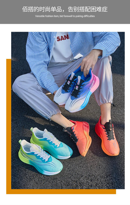 Men's new sports shoes four season casual fashion comfortable versatile wear-resistant thick soled running leisure sports shoes