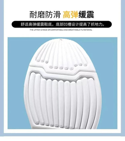 Men's sports shoes 2025 summer new sports trendy shoes anti slip casual running shoes breathable and comfortable white shoes