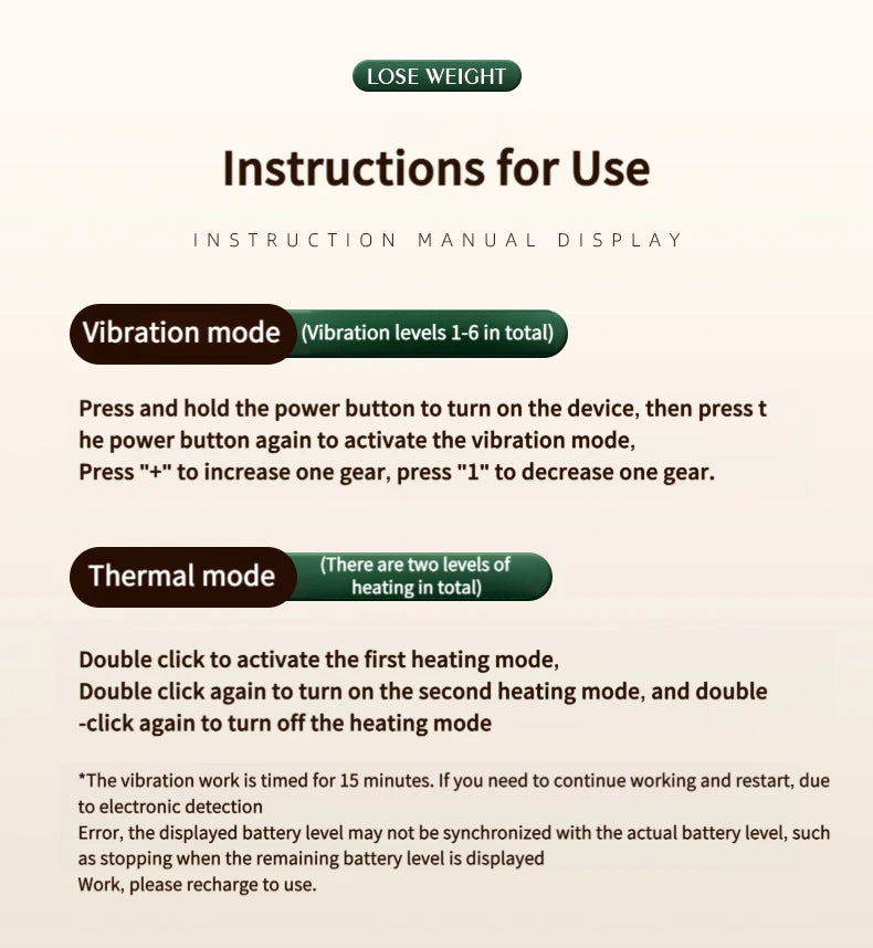 “Flexoora Hot Compress & Fat‑Burn Massage Belt – Gym Fitness Body USB Slimming Vibra Band”