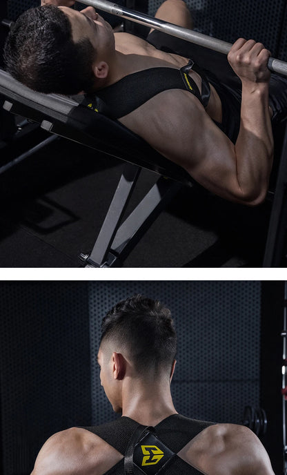 “Flexoora Adjustable Posture Corrector Belt – Gym Fitness Body Back & Shoulder Support”