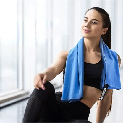 Compact Pocket-Sized Microfiber Towel – Super Absorbent & Fast-Drying for Gym, Yoga, Travel