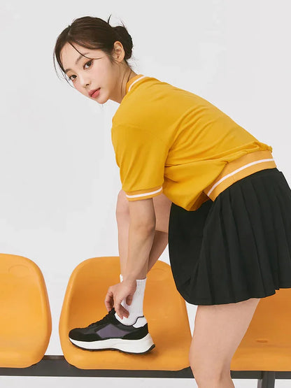 “Flexoora Women’s Quick‑Dry Polo & Pleated Skort Tennis Set”