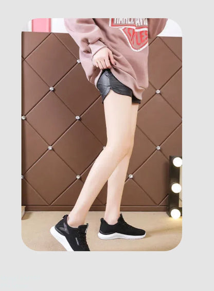 The women's walking shoes have a soft and slip-resistant sole making them perfect for stylish runners.Breathable and comfortable