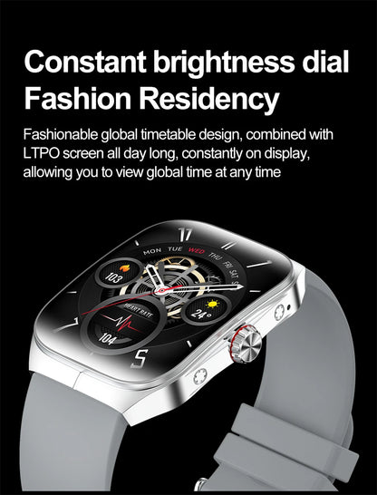 2025 New 1.95 Inch Ultra HD Smart Watch Men For OPPO GPS Tracking Bluetooth Call NFC Heart Rate Sports Fitness Women Smart Watch