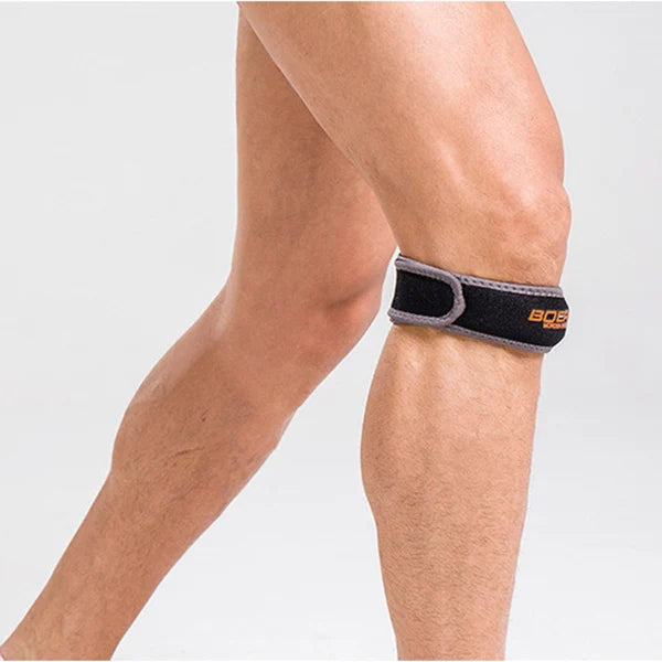 “Flexoora Patella Strap Knee Brace – Gym Fitness Body Adjustable Compression for Running & Cycling”