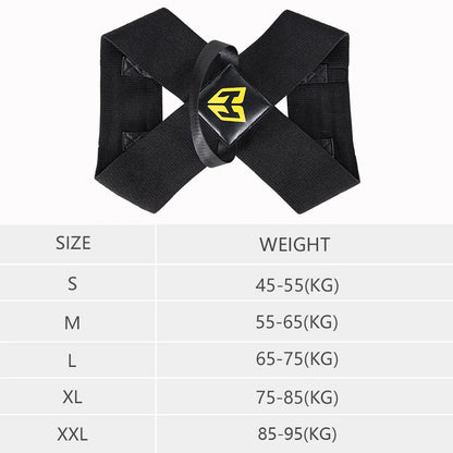 “Flexoora Adjustable Posture Corrector Belt – Gym Fitness Body Back & Shoulder Support”