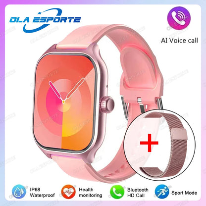 2025 New Smart Watch Men Women Gift Full Touch Screen Digital Sport Fitness Message Watches Bluetooth Call Smartwatch Wristwatch