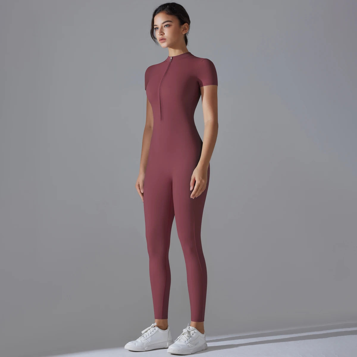 “Flexoora Women’s Quick‑Dry Breathable Fitness Bodysuit”