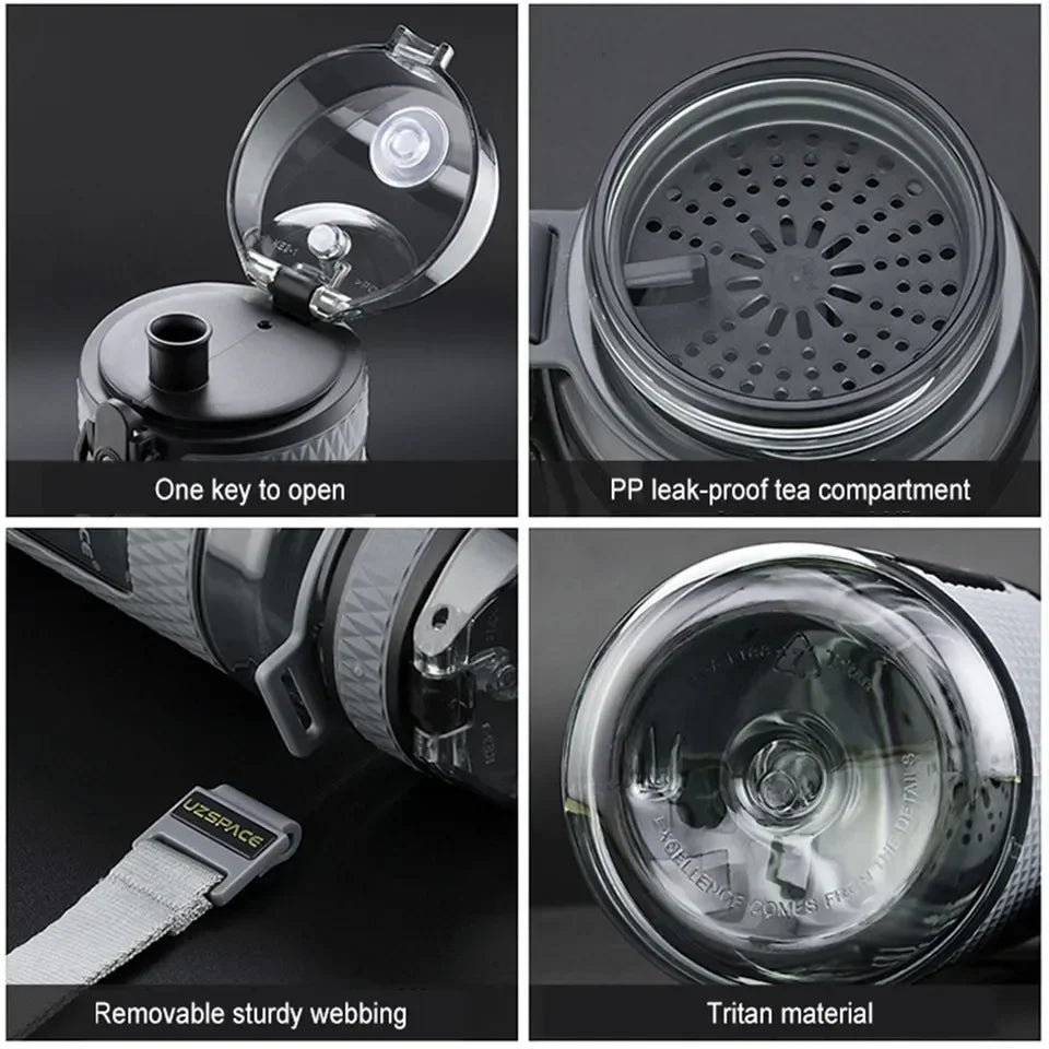 Sport Water Bottles BPA Free Portable Leak-proof Drop-proof Large Capacity Outdoor Travel Kettle Plastic Drink Water Bottle