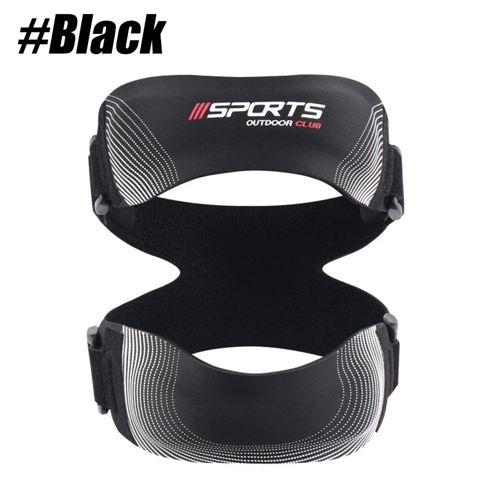 “Flexoora Patellar Support Strap – Gym Fitness Body Adjustable Knee Stabilizer for Running & Football”