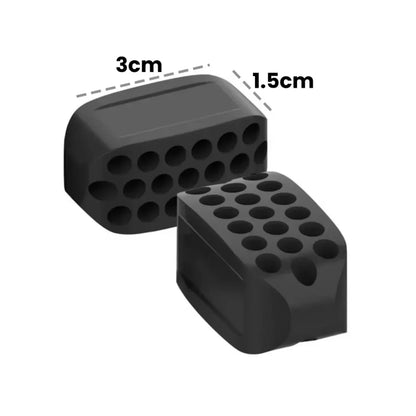 “Flexoora Jaw‑Line Trainer – Gym Fitness Body Silicone Dual Resistance Chew Balls”