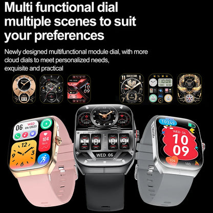 2025 New 1.95 Inch Ultra HD Smart Watch Men For OPPO GPS Tracking Bluetooth Call NFC Heart Rate Sports Fitness Women Smart Watch