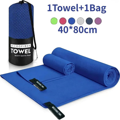 Compact Pocket-Sized Microfiber Towel – Super Absorbent & Fast-Drying for Gym, Yoga, Travel