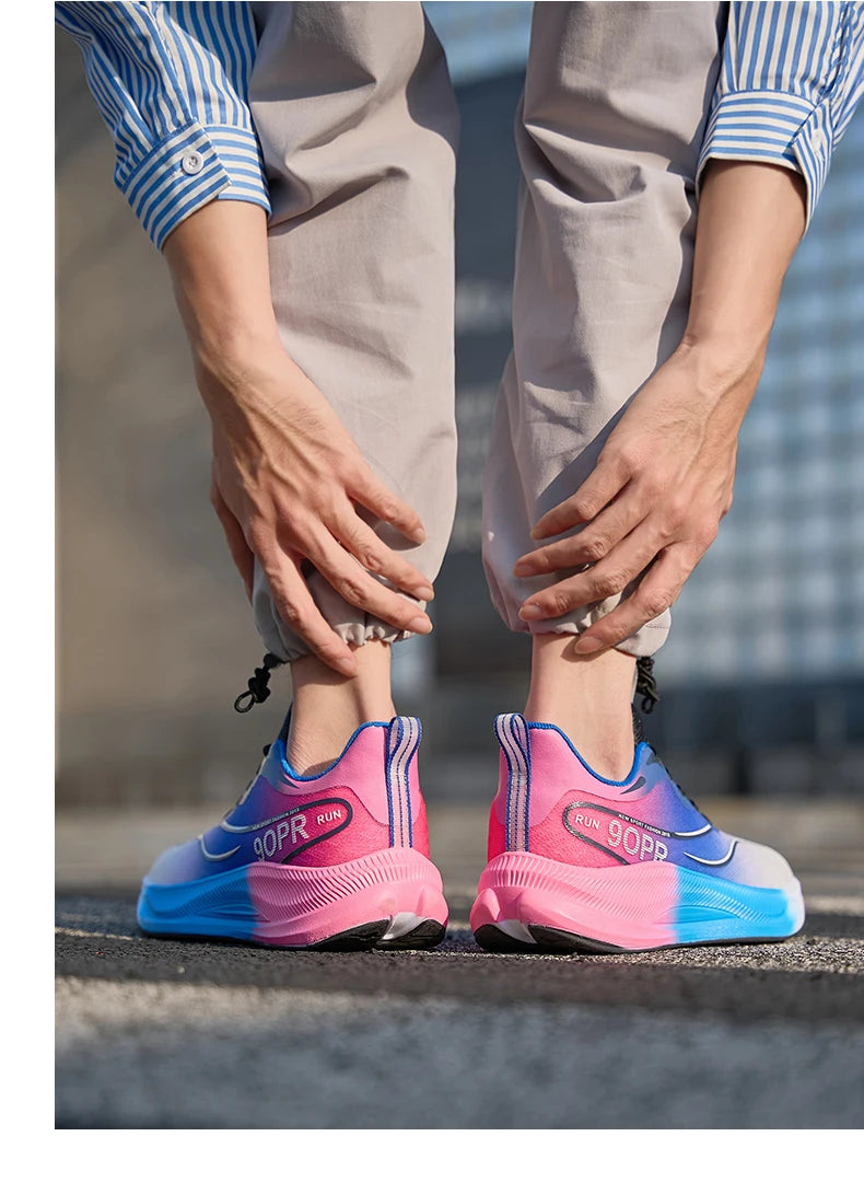 Men's new sports shoes four season casual fashion comfortable versatile wear-resistant thick soled running leisure sports shoes