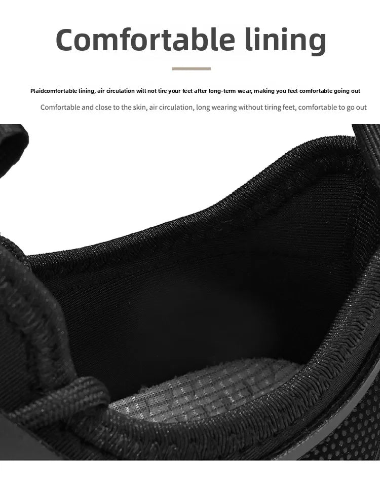 Sports Shoes Man's Lightweight Soft Sole Casual Comfortable Shoes Thin Flat Bottom Resistant To Dirt Trendy Streamline Anti-slip