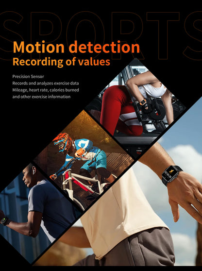 HDT11 Ultra Smart Fitness Watch with Bluetooth Calling Health Management Sleep Monitoring Multiple Sports Modes Water Resistant