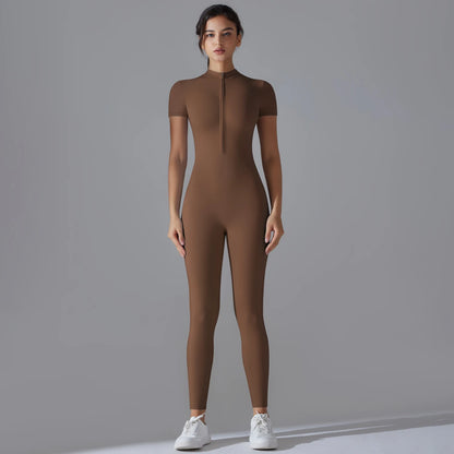 “Flexoora Women’s Quick‑Dry Breathable Fitness Bodysuit”