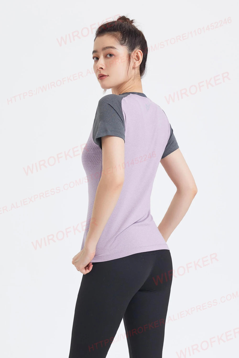 “Flexoora Women’s Quick‑Dry Yoga & Gym Tee”