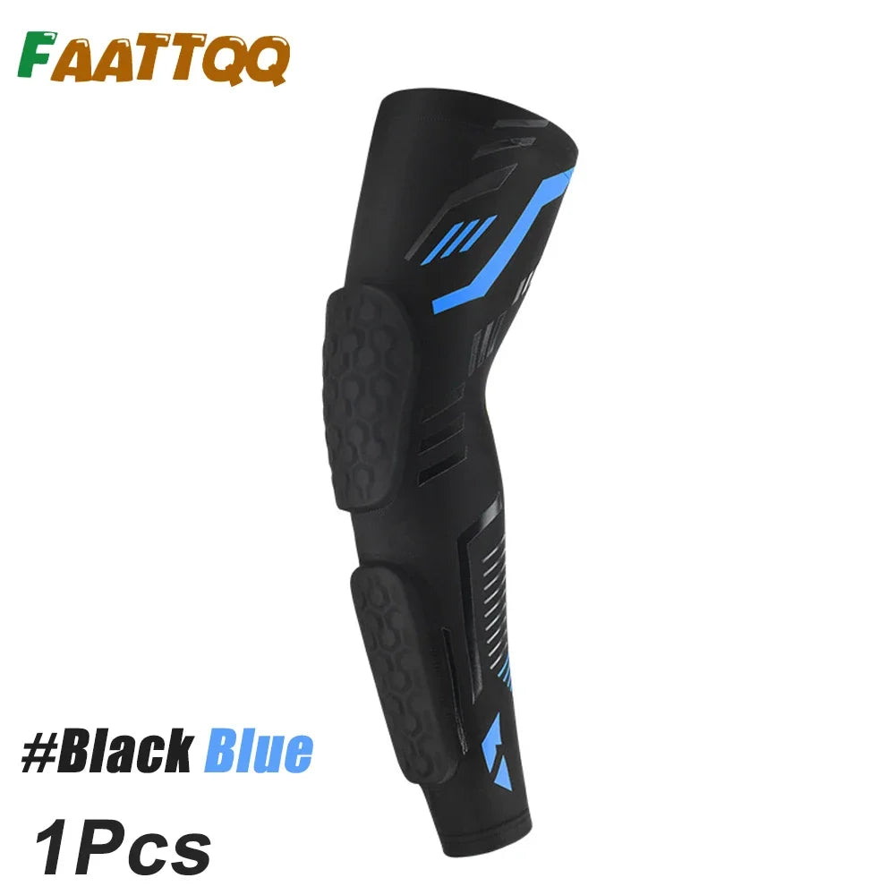 “Flexoora Padded Arm Sleeve – Gym Fitness Body Protective Compression for Basketball, Football & Volleyball”