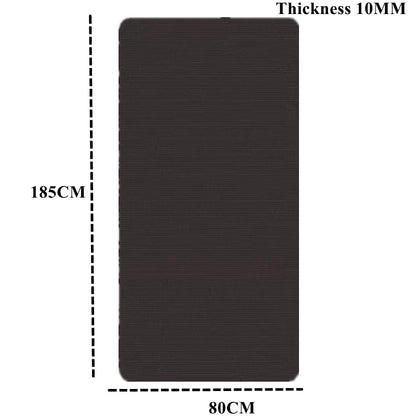 “Flexoora Premium Gym Mat – 185×90 cm, Thick 10 mm Cushion – Gym & Fitness Body”