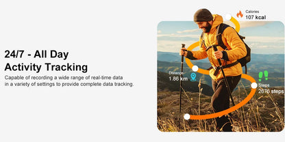 Smart Watch for Women Android & iPhone,1.2" Touch Screen Fitness Tracker, Heart Rate/Sleep/ Monitor, Pedometer,100+ Sport Modes