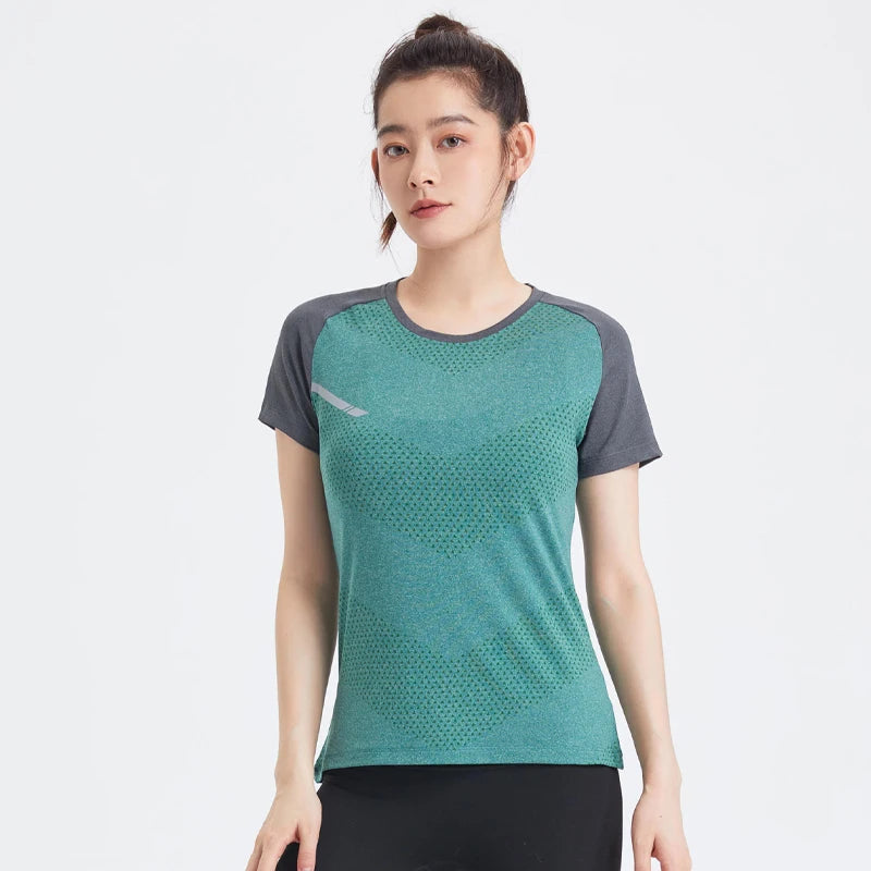 “Flexoora Women’s Quick‑Dry Yoga & Gym Tee”