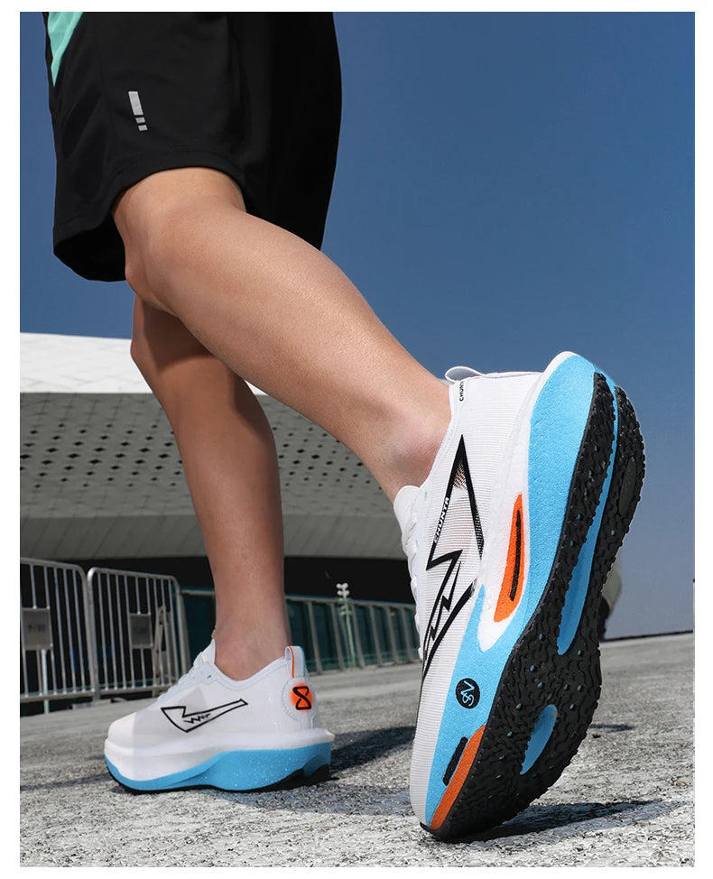 Running Shoes Carbon Board Speciality Marathon Men Sports Breathable Lightweight Women's Comfortable Athletic Nonskid Sneakers