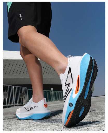 Running Shoes Carbon Board Speciality Marathon Men Sports Breathable Lightweight Women's Comfortable Athletic Nonskid Sneakers