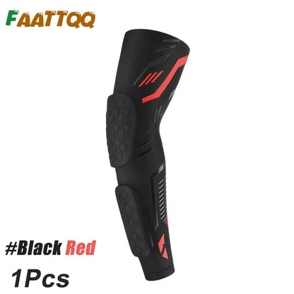 “Flexoora Padded Arm Sleeve – Gym Fitness Body Protective Compression for Basketball, Football & Volleyball”