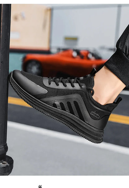 Sports Shoes Man's Lightweight Soft Sole Casual Comfortable Shoes Thin Flat Bottom Resistant To Dirt Trendy Streamline Anti-slip