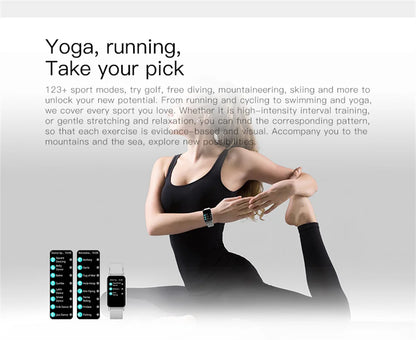 2025 New Watch 5 Men Smart Watch 100+Sports Mode Track Bluetooth Call Heart rate Waterproof Sport Fitness Smart bracelet Women