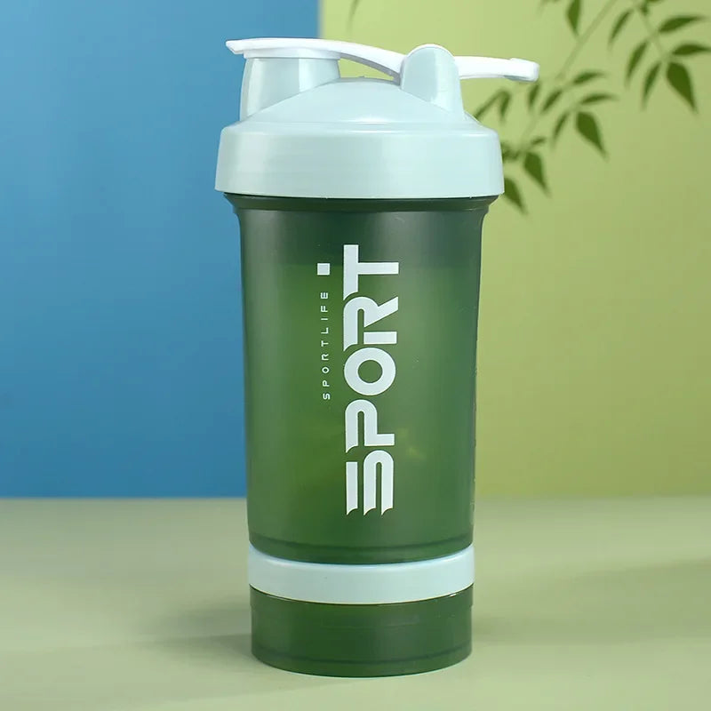 Shaker Protein Bottle Powder Shake Cup Large Capacity Water Bottle Mixing Cup Body Building Exercise Mixing Bottle Water Bottles