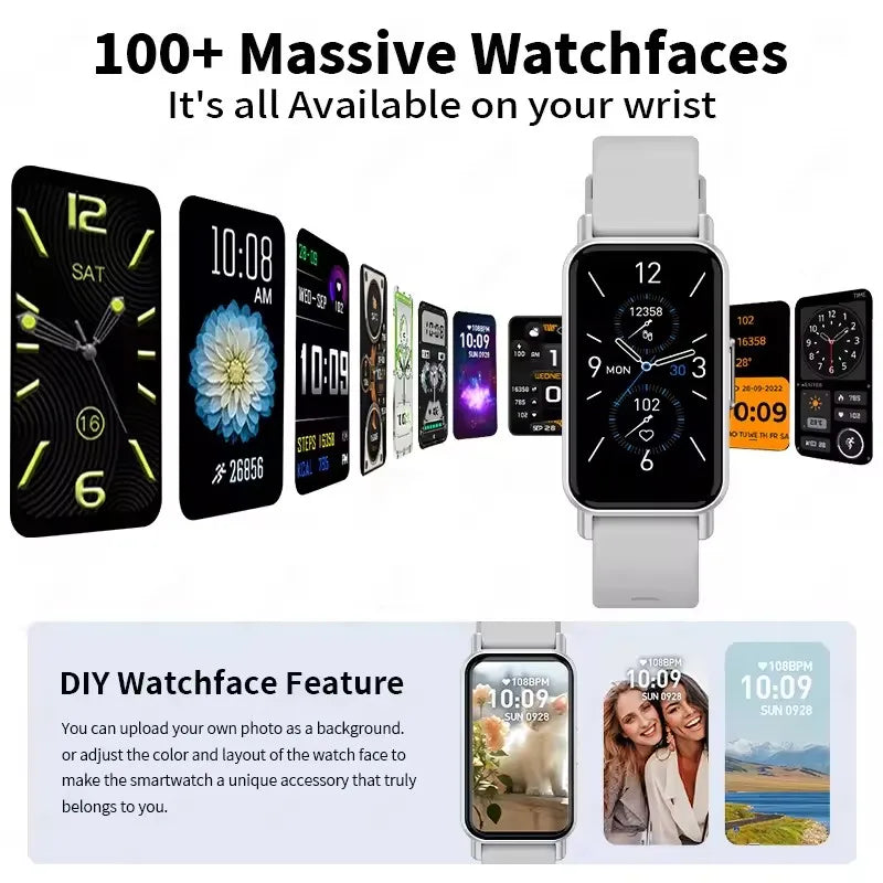 2025 New Watch 5 Men Smart Watch 100+Sports Mode Track Bluetooth Call Heart rate Waterproof Sport Fitness Smart bracelet Women