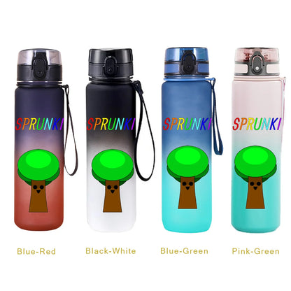 650ML Sprunki Sports Water Cup Portable Fitness Drink Bottle Kettle Outdoor Travel Office Jugs Shaker Drink Bottle Game Gifts