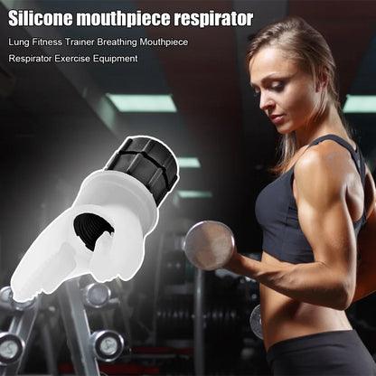 “Flexoora Breathing Trainer Lung Flexer – Gym Fitness Body Adjustable Resistance Respiratory Exerciser”