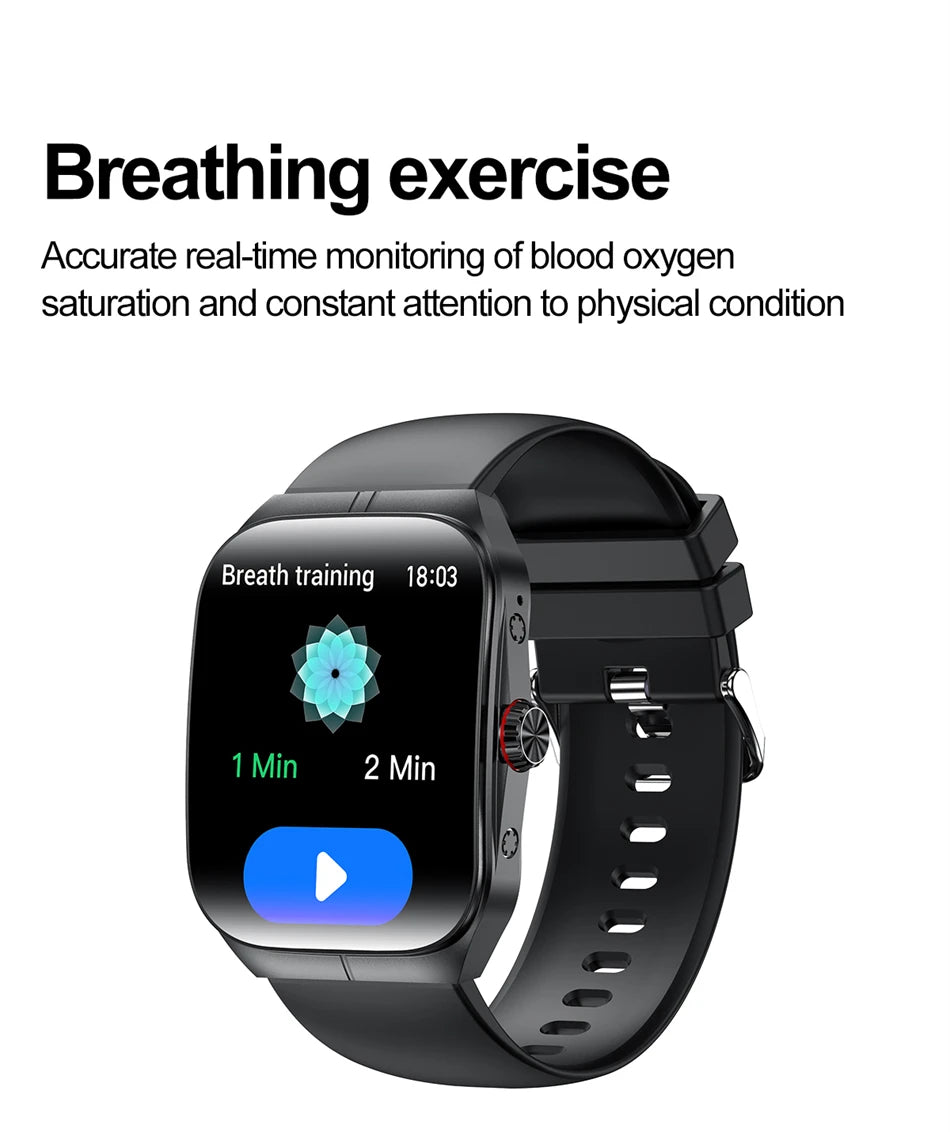 2025 New 1.95 Inch Ultra HD Smart Watch Men For OPPO GPS Tracking Bluetooth Call NFC Heart Rate Sports Fitness Women Smart Watch