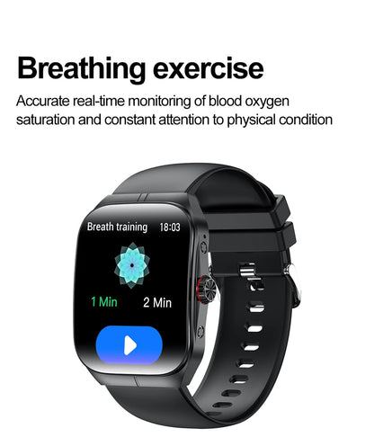 2025 New 1.95 Inch Ultra HD Smart Watch Men For OPPO GPS Tracking Bluetooth Call NFC Heart Rate Sports Fitness Women Smart Watch