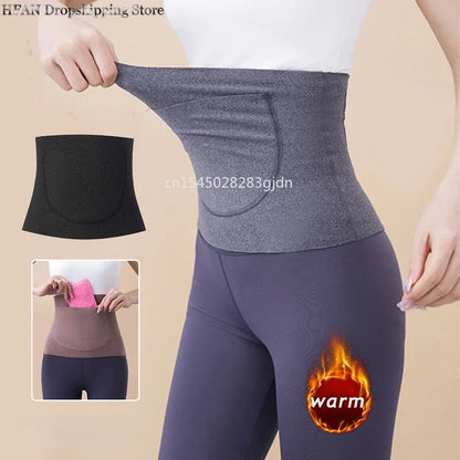 “Flexoora Winter Thermal Waist Support Belt – Gym Fitness Body Back & Abdomen Warmer”