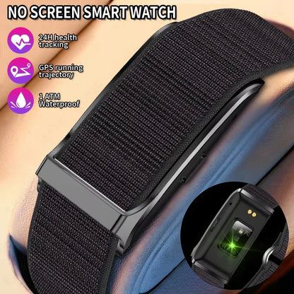 2025 Original No Screen Smart Watch Men's Sports Outdoors Fitness Heart Rate Various data Monitor 1ATM Waterproof Smartwatch
