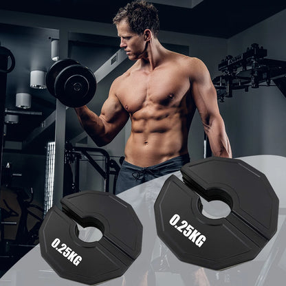 “Flexoora Micro‑Plates Set – Gym Fitness Body Add‑On 35mm Rubber Weight Plates”