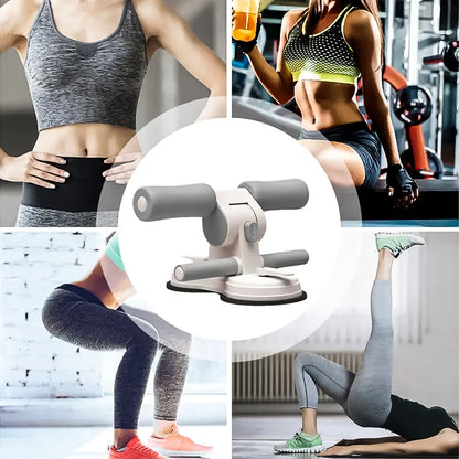 “Flexoora Portable Sit‑Up Bar – Gym Fitness Body Adjustable Foot Holder & Dual Suction Cups”