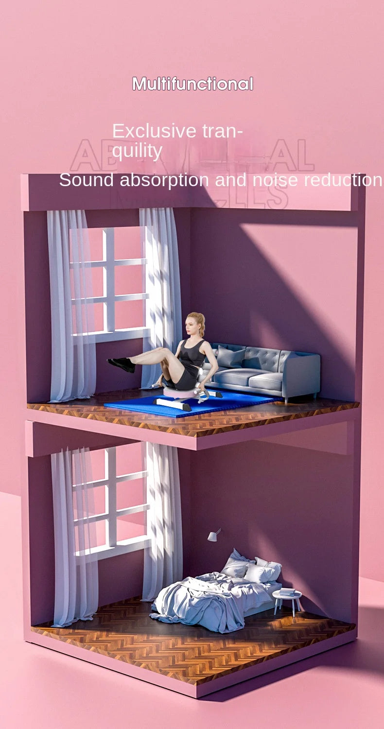 “Flexoora Sit‑Up Auxiliary Fitness Equipment – Gym Fitness Body Indoor Abdominal Trainer”