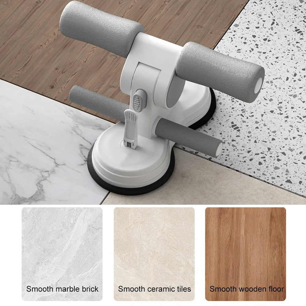 “Flexoora Portable Sit‑Up Bar – Gym Fitness Body Adjustable Foot Holder & Dual Suction Cups”